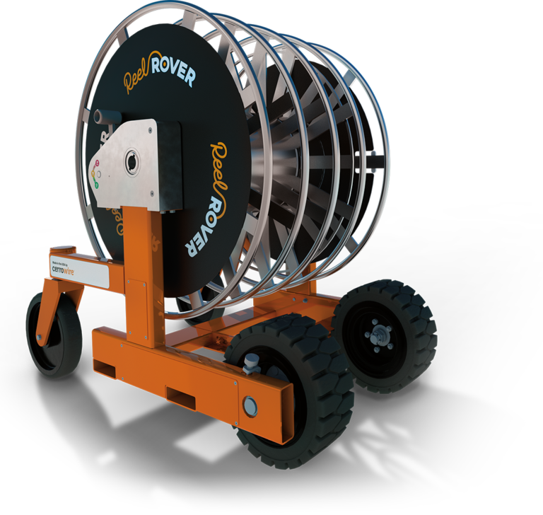 Electrical Wire Cable Reel Wire Caddy With Wheels ReelRover