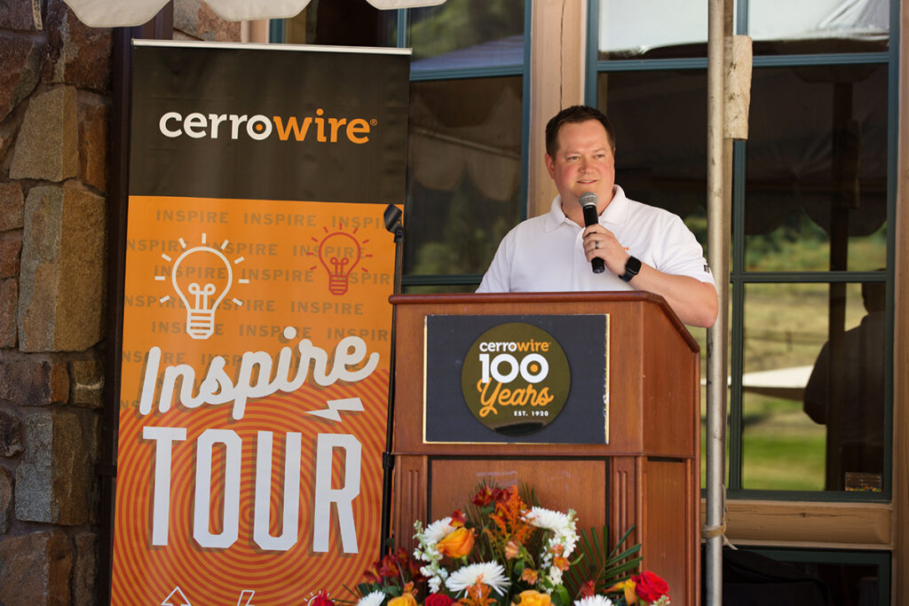 Cerrowire President speaks at Utah celebration
