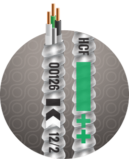 Healthcare MC Cable, armor cable