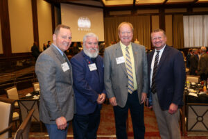 Phil Schmidt Mayor Randy Garrison Chairman Ray Long Eco Dev Dir Jeremy Nails at Business AL Awards