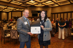 Phil Schmidt and Payton Madewell at the Business AL Awards