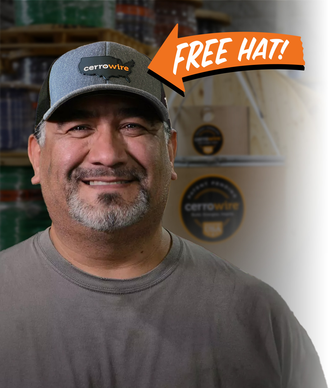 Free Cerrowire Hat when you sign up